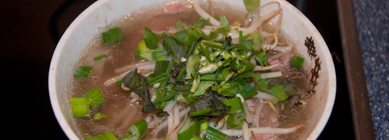 Vietnamesische Nudelsuppe mit Rindfleisch – Pho Bo